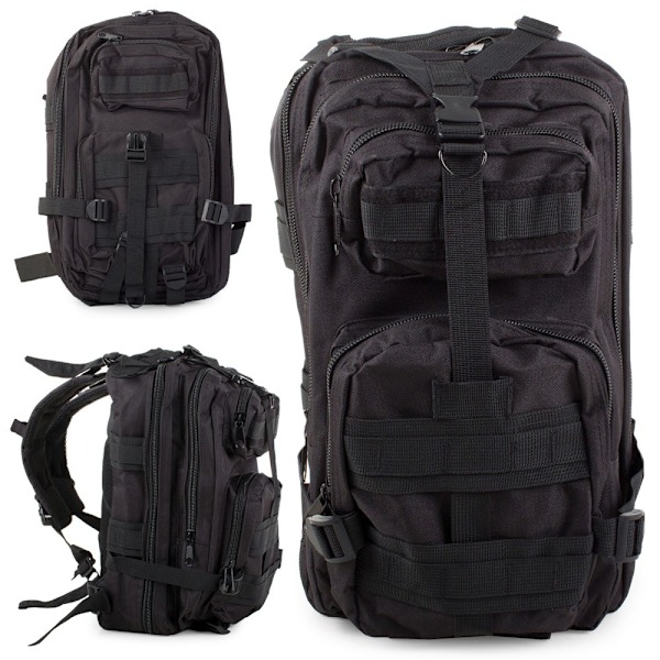 Militärväska / Ryggsäck - 30L Black