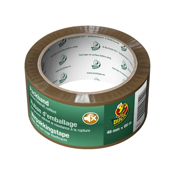 Packtejp brun 48 mm x 66 m