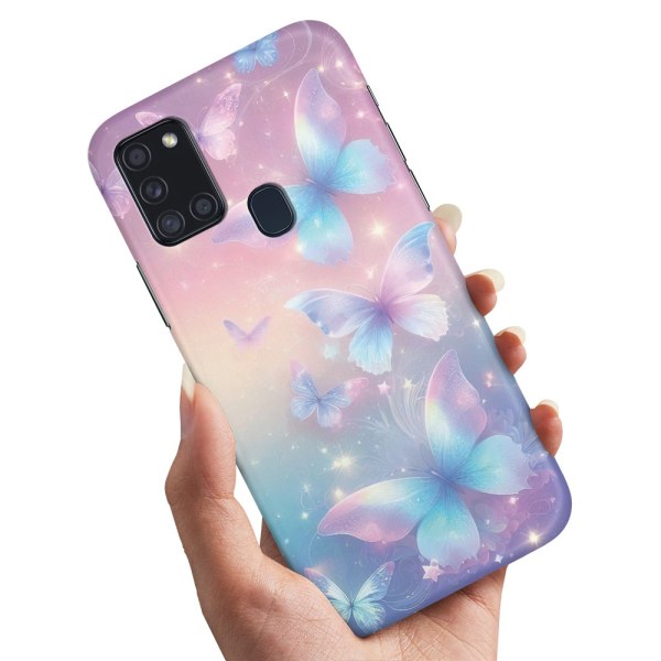 Samsung Galaxy A21s - Deksel/Mobildeksel Butterflies