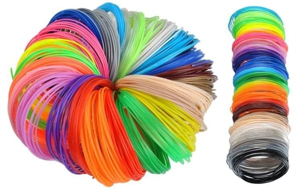 30-pak - PLA-filament til 3D-printer - 1,75 mm x 5 m Multicolor