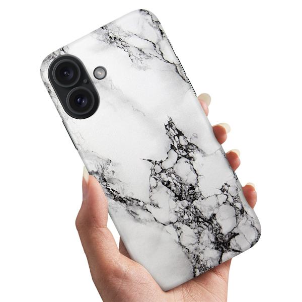 iPhone 16 Plus - Skal/Mobilskal Marmor