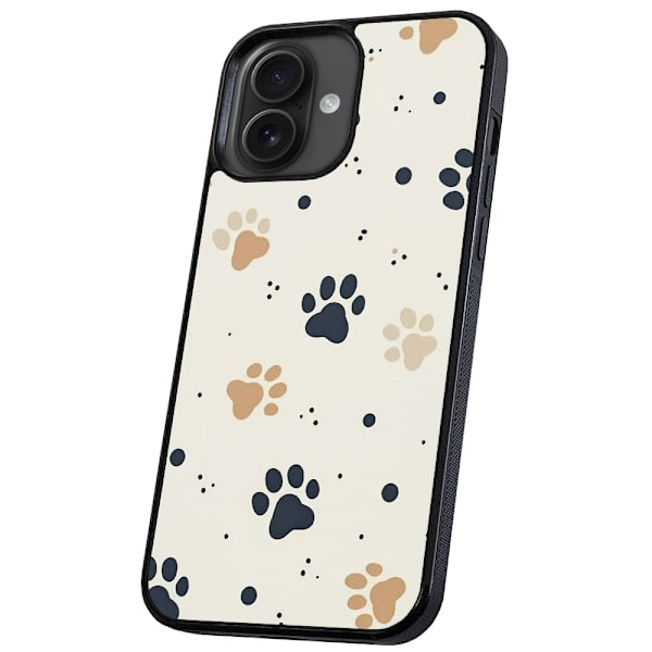 iPhone 16 Plus - Deksel/Mobildeksel Paws