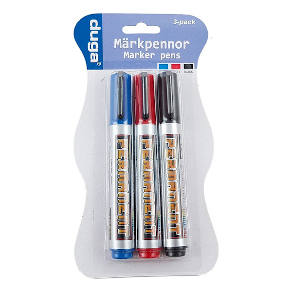 Tuschpennor För Märkning – 3-Pack