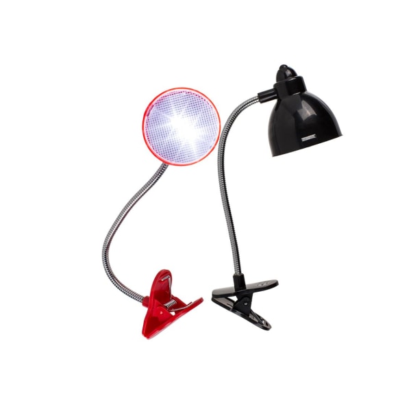 Boglampe - Læselampe / LED-lampe med Klemme - Lampe til Bog Multicolor