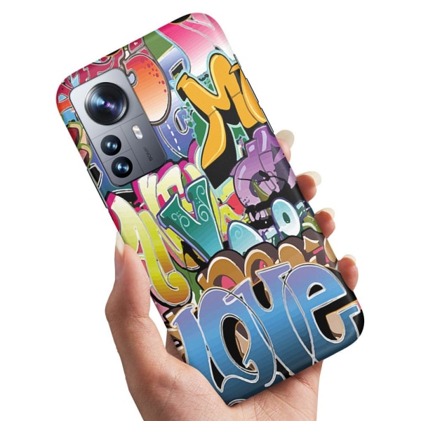 Xiaomi 12 - Cover/Mobilcover Graffiti Multicolor