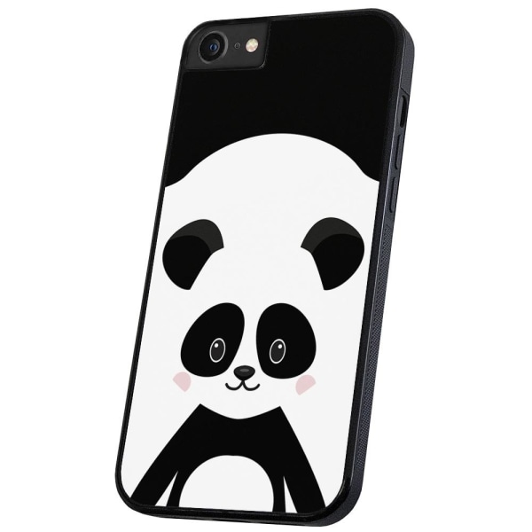 iPhone 6/7/8/SE - Deksel/Mobildeksel Cute Panda Multicolor