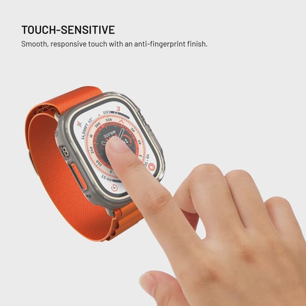 FIXED PURE Skyddsfodral och glas för Apple Watch 49 mm