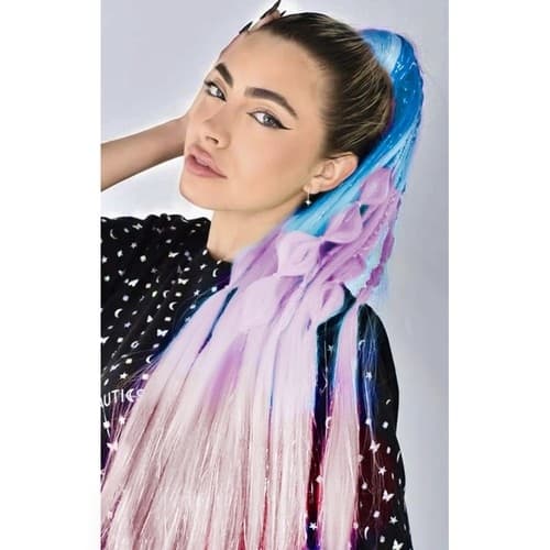 Jumbo Braid / Løshår Hårfletning - 60 cm Pastell Ombre