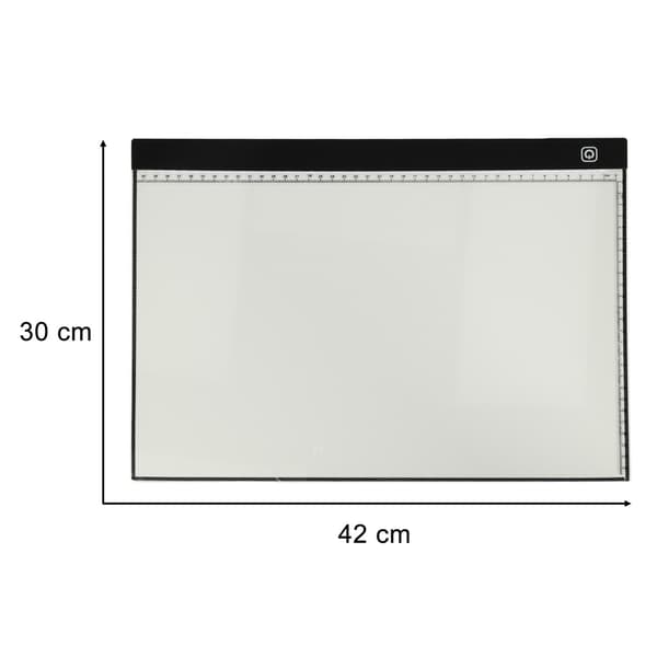 A3 LED Tegneplade - Lysbord med 3 lysindstillinger
