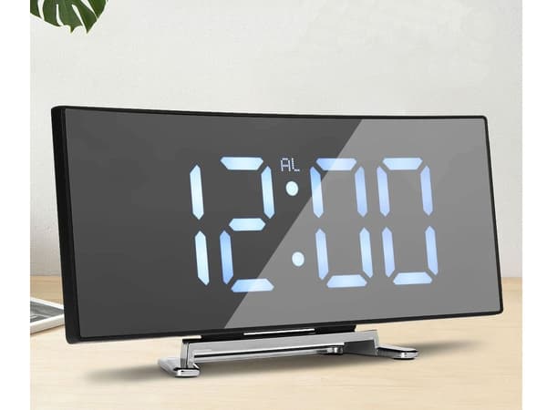 Väckarklocka - Digital med LCD & Termometer - Klocka