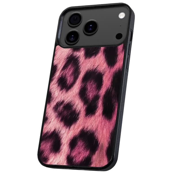 iPhone 17 Pro - Cover/Mobilcover Pink Leopard