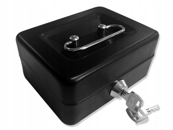 Pengeskab - 15x12x8cm Black