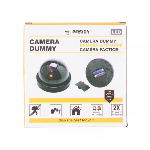 Kameradummy med LED