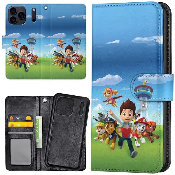 iPhone 17 Pro - Plånboksfodral/Skal Paw Patrol