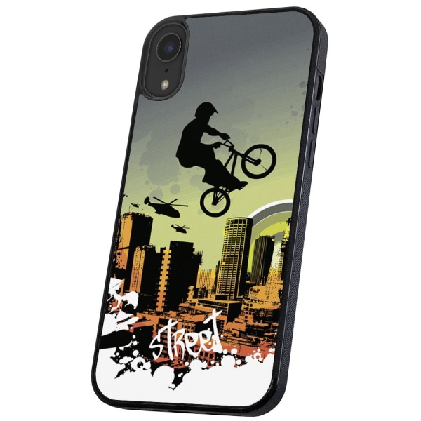 iPhone XR - Skal/Mobilskal Street BMX multifärg