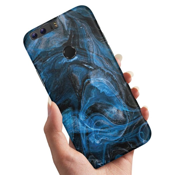 Huawei Honor 8 - Cover/Mobilcover Marmor Multicolor