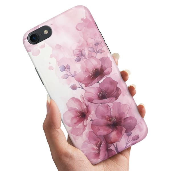 Deksel / Mobildeksel til iPhone 5 / 5S / SE - Flowers