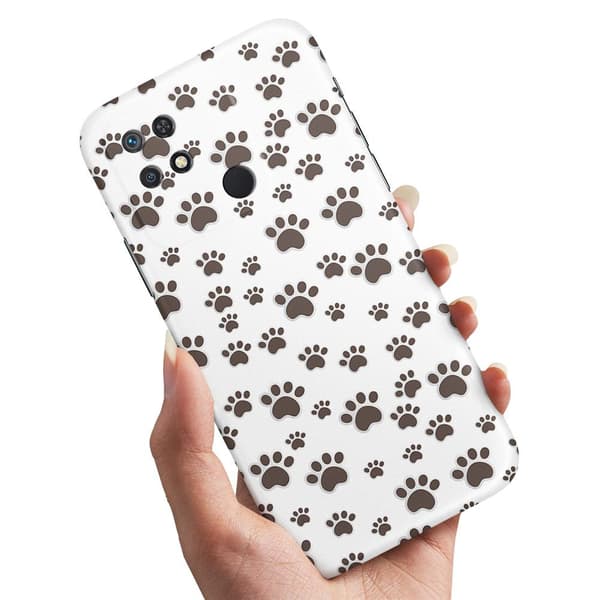 Skal / Mobilskal till Xiaomi Redmi 10C - Paw Pattern