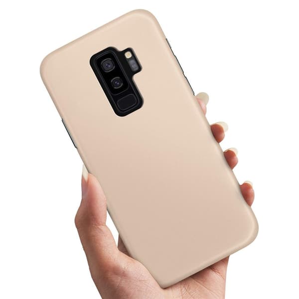 Deksel / Mobildeksel til Samsung Galaxy S9 Plus - Beige Beige