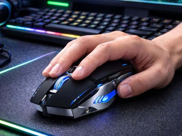 Trådlös gamingmus USB RGB LED