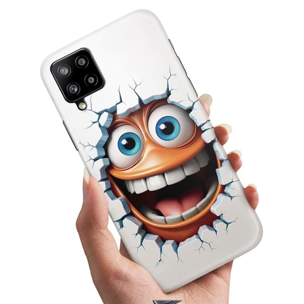 Deksel / Mobildeksel til Samsung Galaxy A12 - Emoji