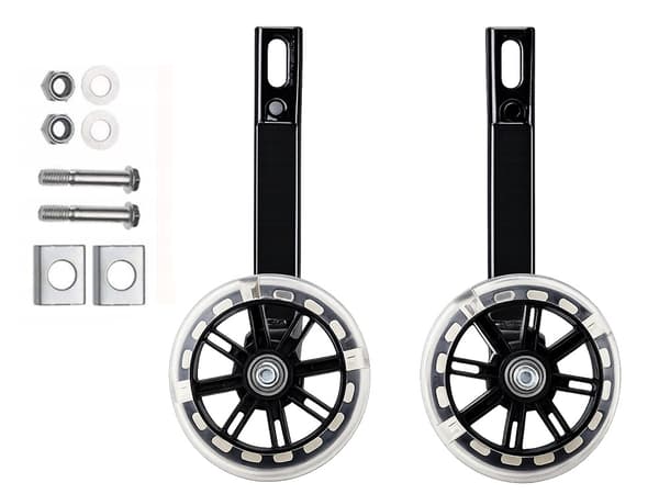Stödhjul cykel LED 12-16 tum