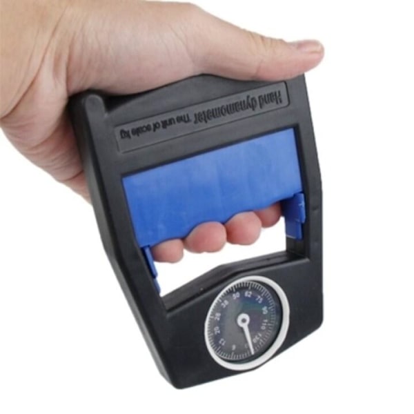 Handgrepp / Handdynamometer - Mätning av handstyrka 0-130kg Svart