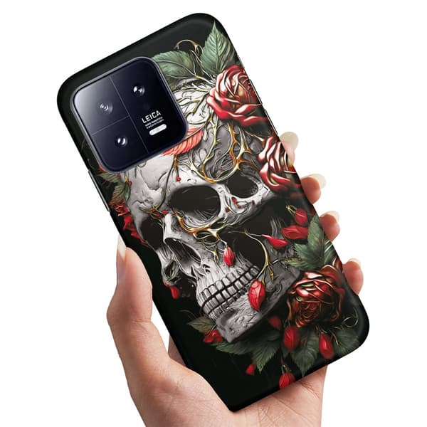 Deksel / Mobildeksel til Xiaomi 13 Pro - Skull Roses