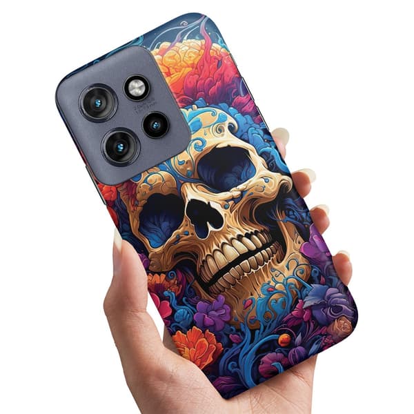 Deksel / Mobildeksel til Motorola Edge 50 Neo - Skull