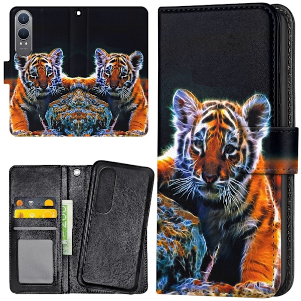 OnePlus Nord CE4 Lite 5G - Lommebok Deksel Tigerunge