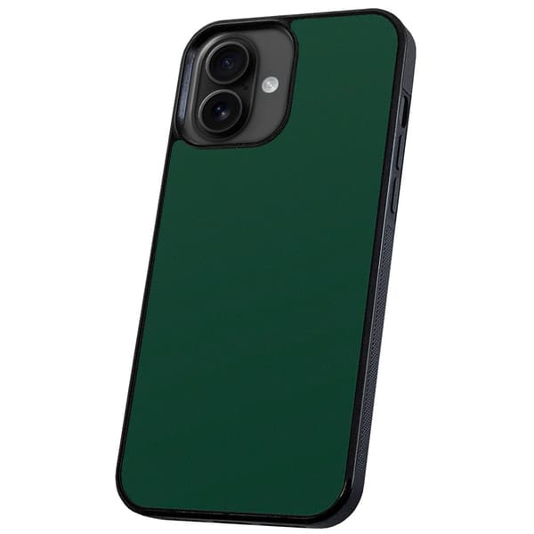 iPhone 16 Plus - Cover/Mobilcover Mørkgrøn