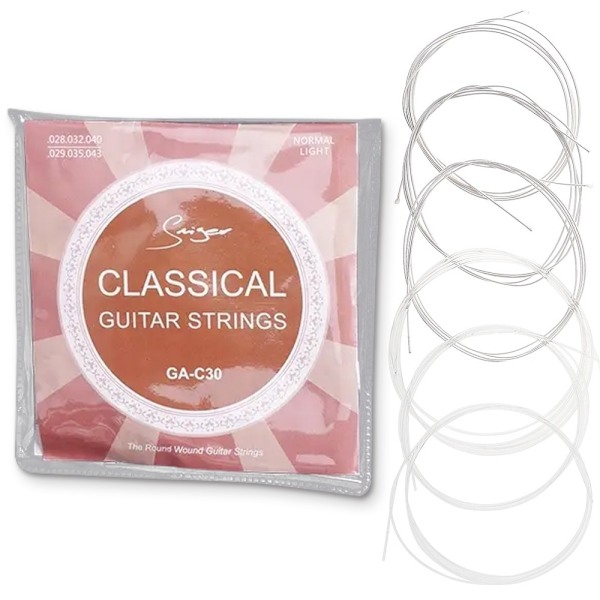 Gitarrsträngar Nylon .028-043 - Akustisk gitarr strängar