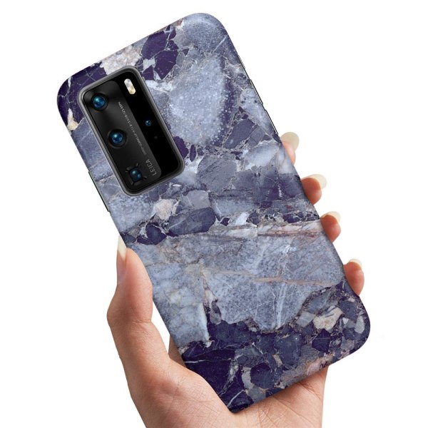 Huawei P40 Pro - Cover/Mobilcover Marmor Multicolor