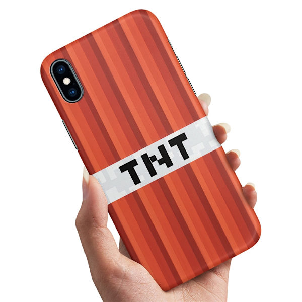 Deksel / Mobildeksel til iPhone XR - Minecraft TNT
