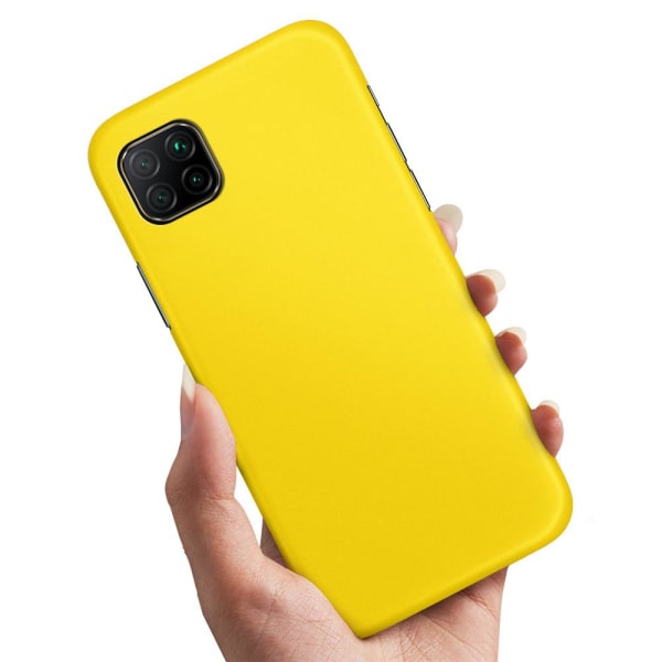 Huawei P40 Lite - Cover / Mobilcover Gul Yellow