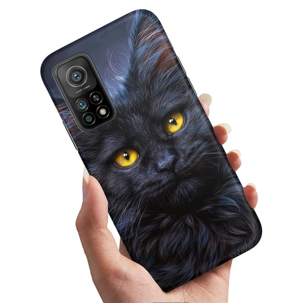 Cover / Mobilcover til Xiaomi Mi 10T / 10T Pro - Sort Kat