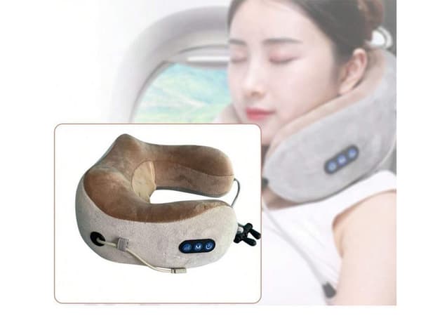 Nackmassageapparat mjuk resekudde för bilflygplan