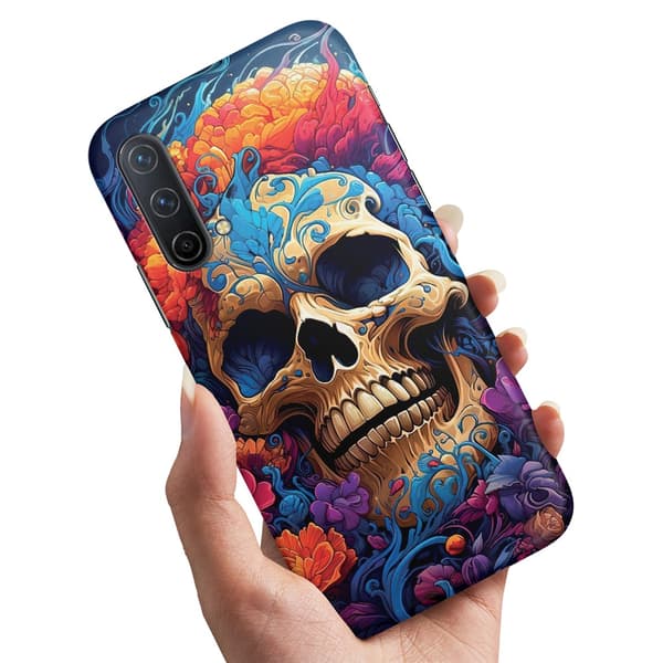 Cover / Mobilcover til OnePlus Nord CE 5G - Skull