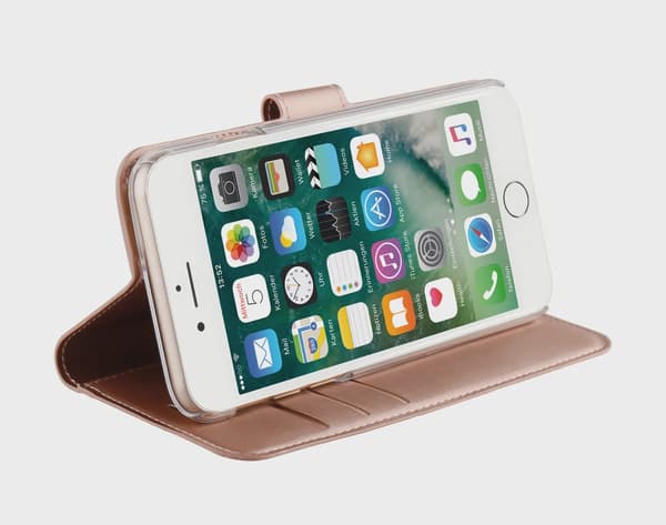 Vivanco Classic Plånboksfodral iPhone SE/8/7/6S Rosa