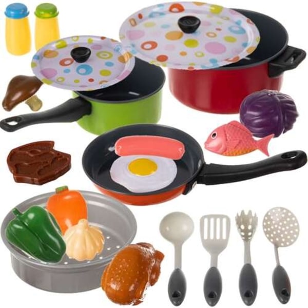 Köksleksaker Set för Barn - 23-delar multifärg