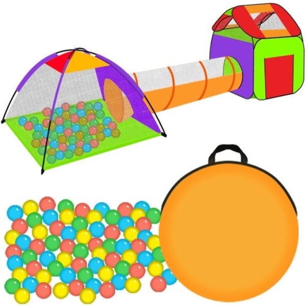 Lasten leikkiteltta - Lasten teltta leikkitunnelilla ja palloaltaalla