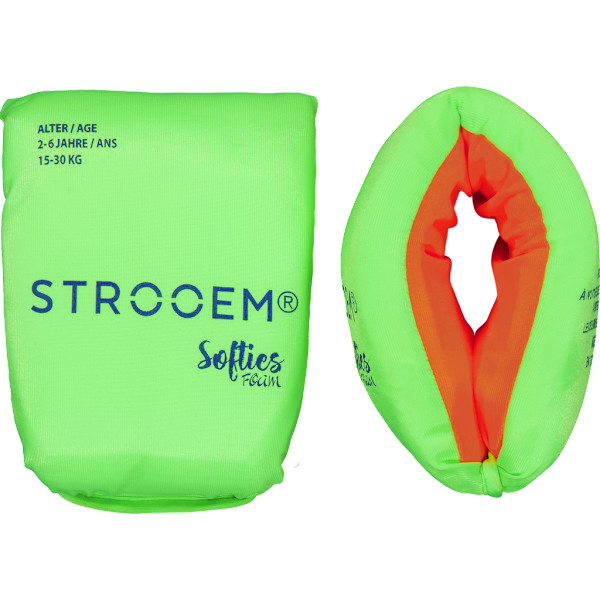 Strooem Armpuffar för Barn - Armringar 0-2 år Lime-Orange