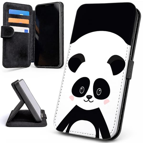 Lommebok Deksel / Mobildeksel til iPhone 12 / 12 Pro - Cute Panda