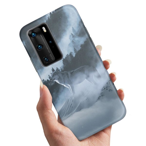 Huawei P40 - Cover/Mobilcover Arctic Wolf