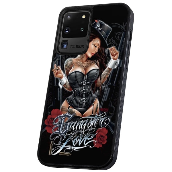 Samsung Galaxy S20 Ultra - Cover/Mobilcover Gangster Love