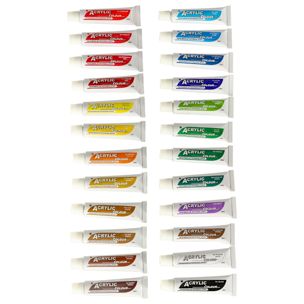 Akrylfärg Set - 24x12ml
