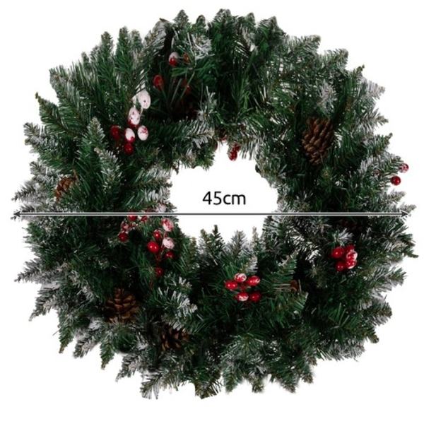 Ovikranssi / Joulukranssi - 45 cm