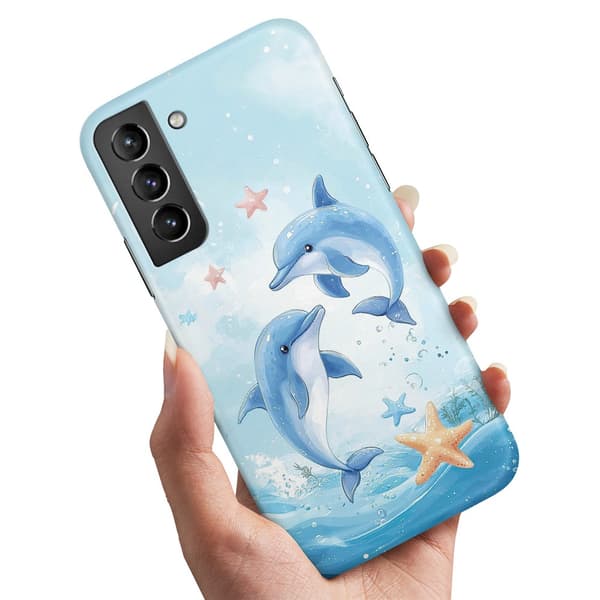 Cover / Mobilcover til Samsung Galaxy S22 - Dolphins