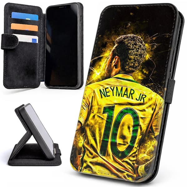 Lommebok Deksel / Mobildeksel til iPhone 12 / 12 Pro - Neymar