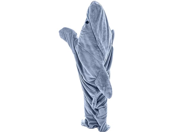 Hajfilt pyjamas nattkläder kostym varm vinterhuvtröja tjock m M